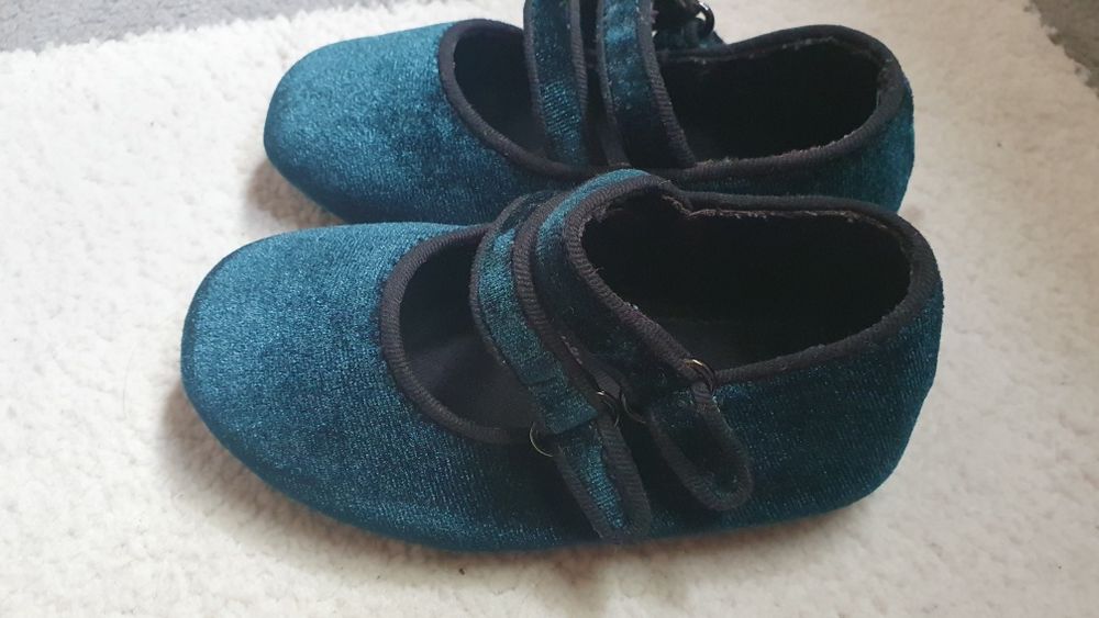 Pantofi balerini Mango  verde smarald mărimea 22