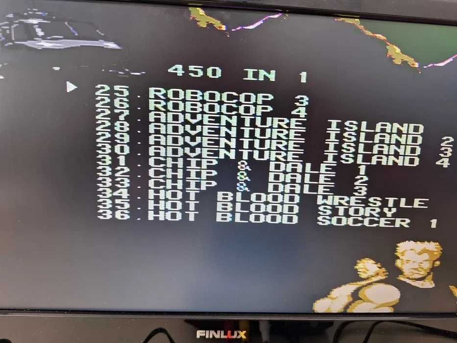 450 jocuri caseta discheta galbena clasica cu jocuri pentru consola TV