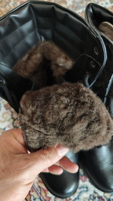 Кожанные Берцы Гризли.