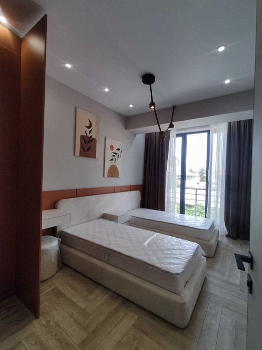 Таунхаус-3шт. Площадь 253м2, 269м2, 305м2. Кадастр. Казы махаля. Евро.