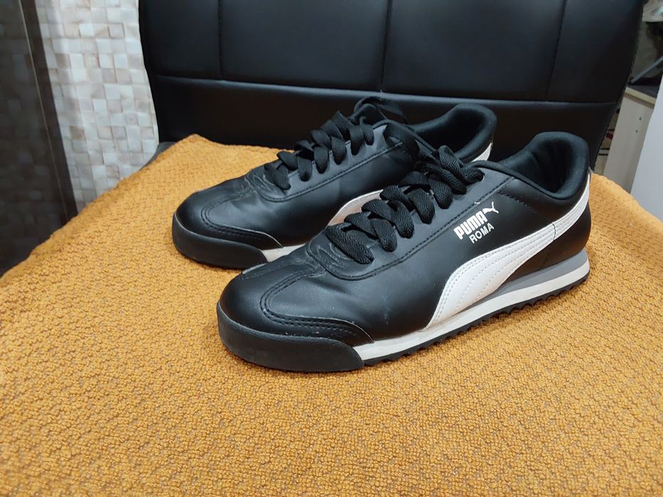 Мужские кожаные  кроссовки