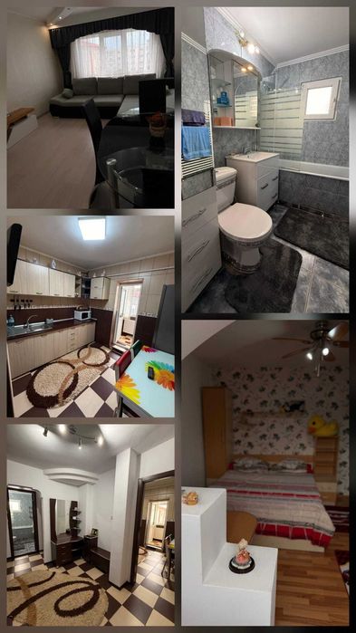 Apartament 2 camere decomandat, prima închiriere, complet utilat – Topoloveni