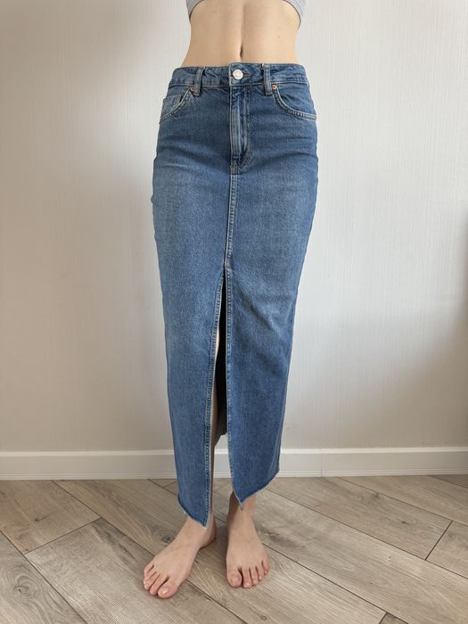 Джинсовая юбка Stradivarius