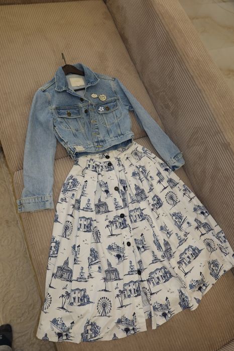 Юбка в стиле Dior от бренда Maje