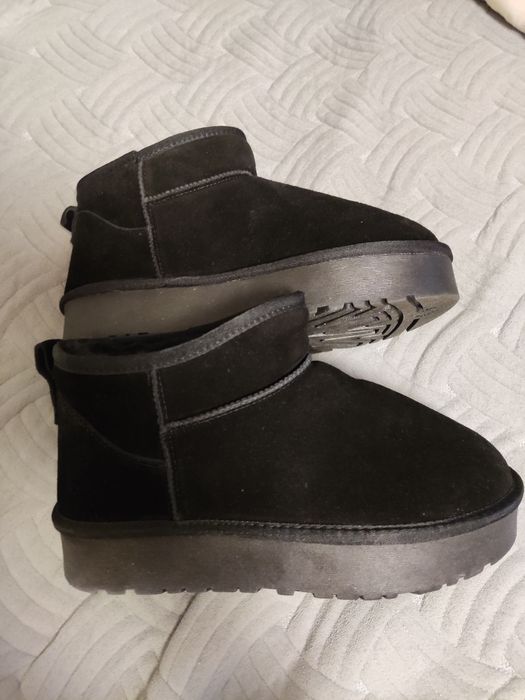 Черные угги натуралка