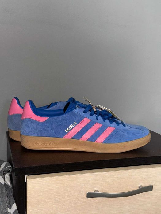 Мъжки обувки Adidas Gazelle Indoor Blue/ Bliss Pink/ Gum