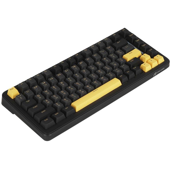 ; Клавиатура ATTACK SHARK M86 RU/ Starry Black/ Blueberry Switch