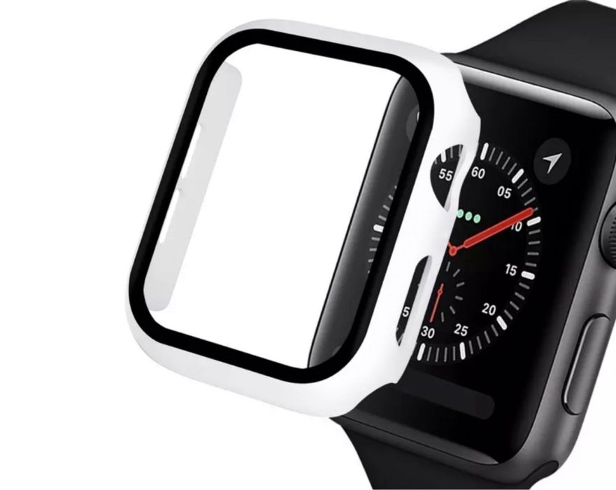 Husa Bumper Carcasa Folie Glass Ceas Apple Watch 40 41 42 44 45 46 49