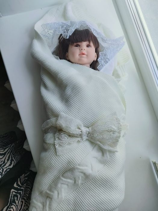 Вязаный конверт на выписку