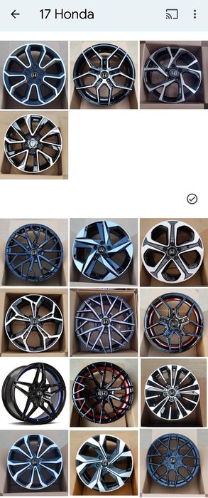 Jante 17 Honda CR-V, FR-V, HR-V,  CR-Z Civic, Accord, Honda e,