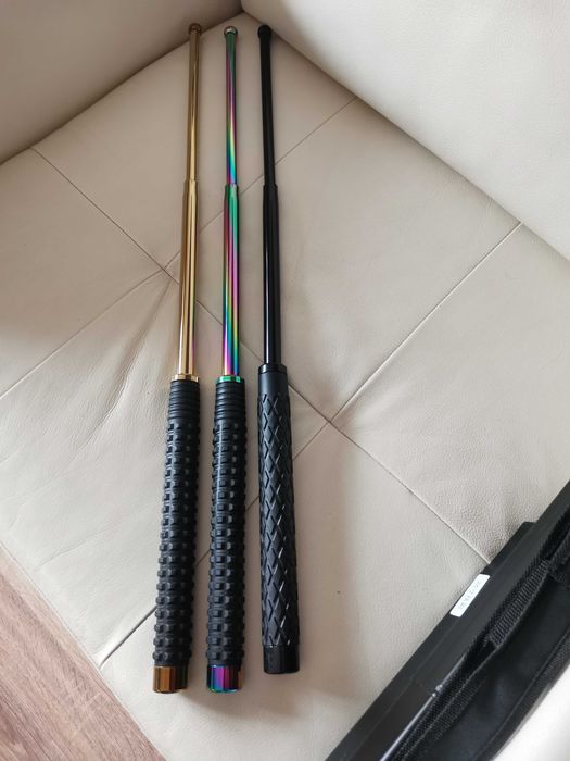 Baston telescopic profesional 65cm Police, culoare la alegere
