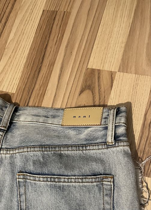 Mnml B373 Patch Flare Denim - Light Blue