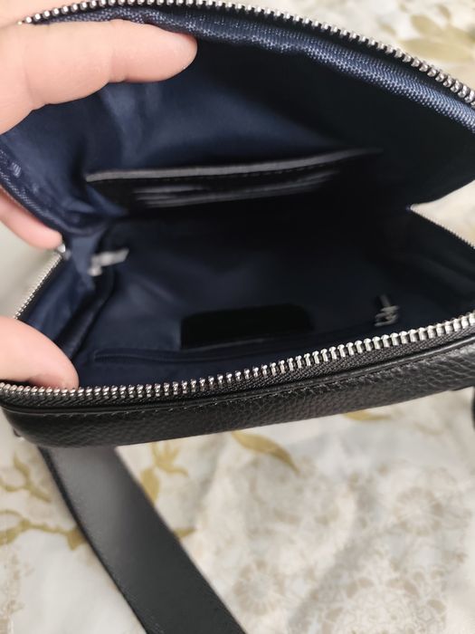 Мъжка чанта от естествена кожа