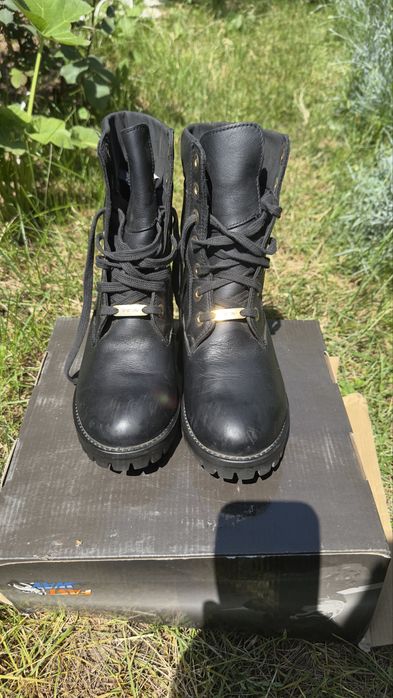 Ghete  moto pentru dama,  impermeabile  din piele “TCX Lady Smoke WP” masura 39