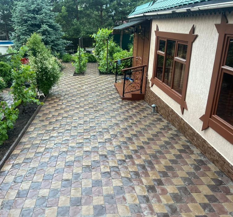 Укладка брусчатки