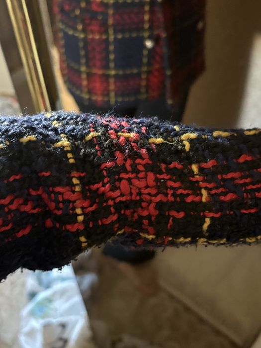 Пиджак теплый твид