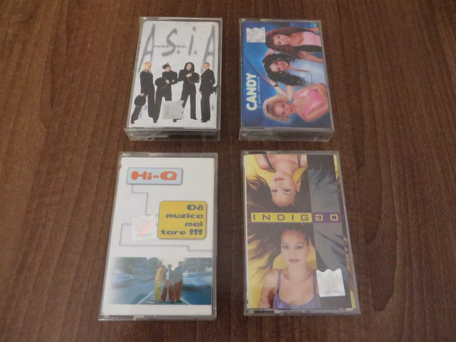 Casete audio originale cu artisti romani