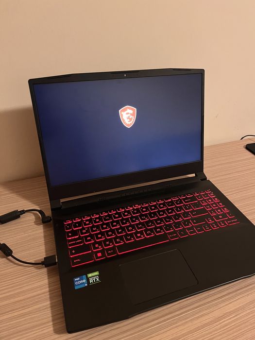 Гейминг лаптоп MSI - Katana GF66, 15.6", FHD, i5, RTX3060, черен