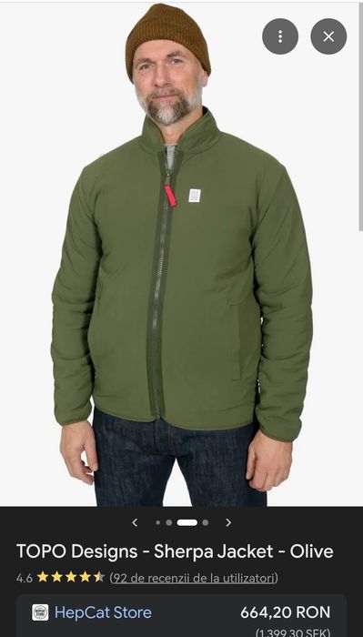 Geaca topo design sherpa XL