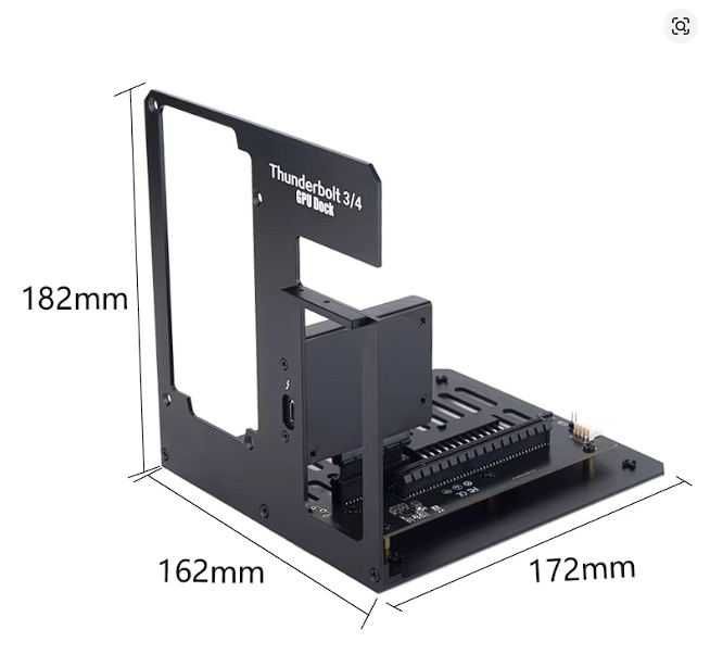 Thunderbolt 3 4 eGPU Dock Graphics Card Dock Док за Външна Видео Карта