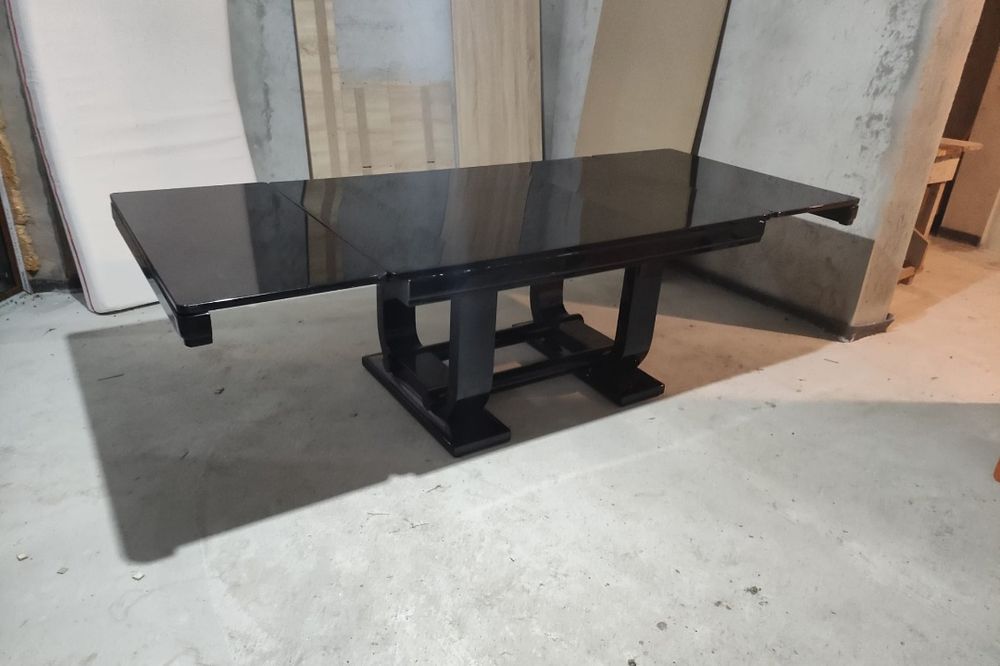 Masă de sufragerie extensibilă ArtDeco Gaston Poisson, Franța 1935