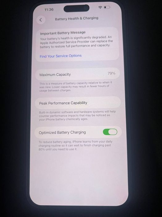 Iphone 14 pro max  Akk:79%