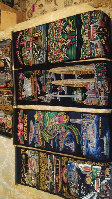 Картины полотно разных стран.