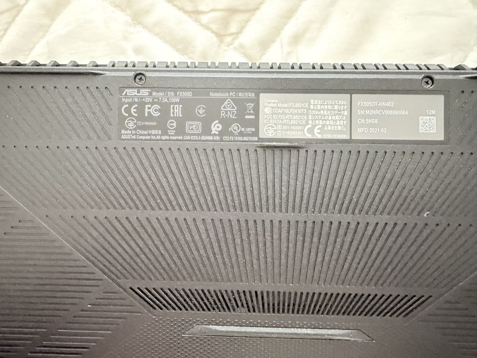 Ноутбук ASUS FX505DT