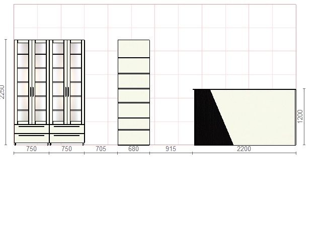 Mobilier afacere ,receptie ,dulapuri stil vitrina cu sertare ,vitrina