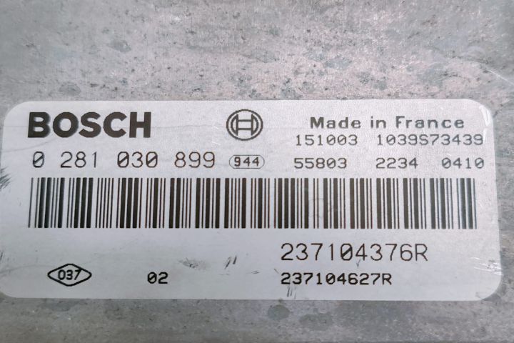 ECU Calculator Motor 0281030899 / 237104376R Renault Kangoo a 2-a gen