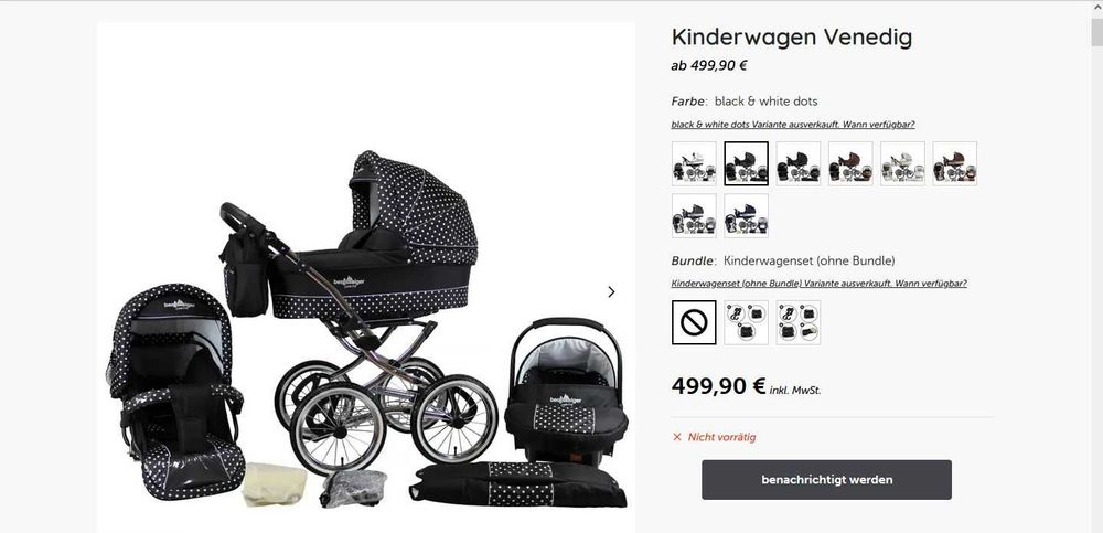 Carucior copii Bergsteiger Venedig