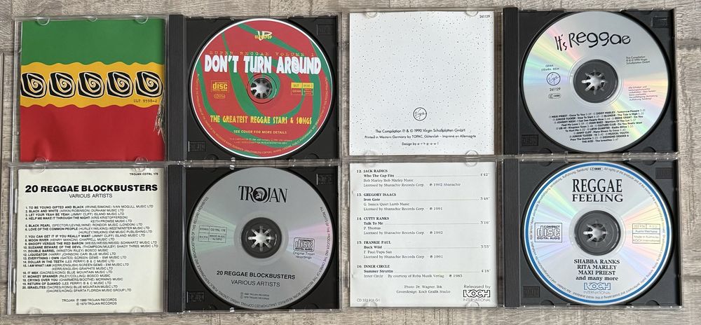 Lot 8 cd-uri muzica reggae