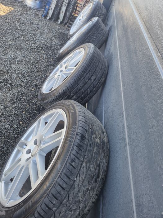 Jante Audi 5x112 pe 20 cu anvelope 255/45 R20 dot 2024