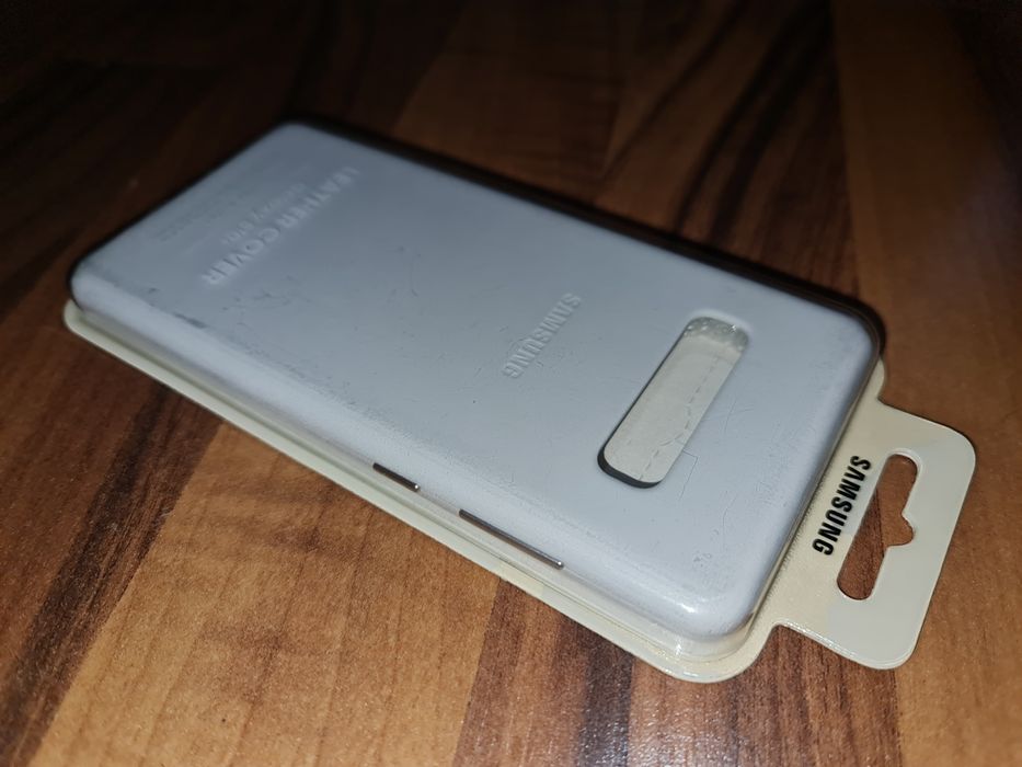 Husa piele originala Samsung Leather Cover Galaxy S10+ S10 Plus G975