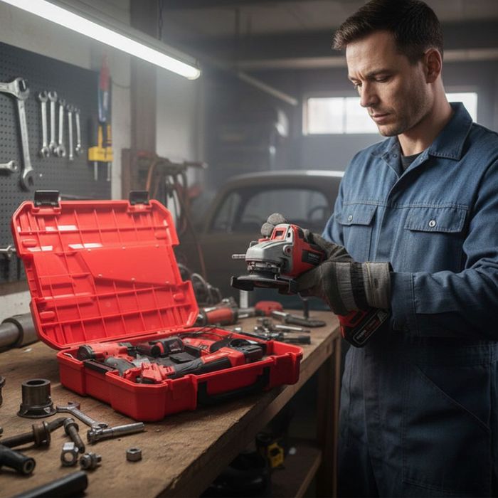 Комплект 2 в 1 KraftRoyal Red Mx Fuel 36V – ъглошлайф + гайковер