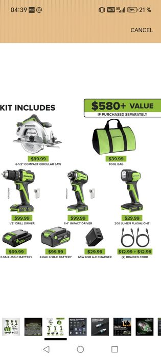 Greenworks 24v combo tool