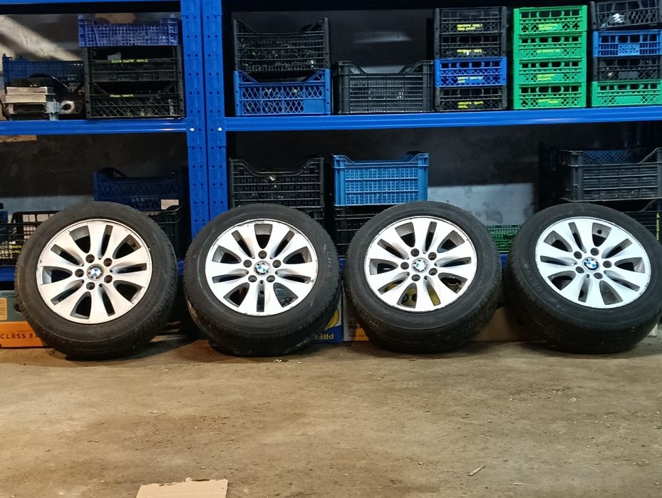 Джанти 16" с гуми 205/55/16 BMW E90 фейслифт комплект