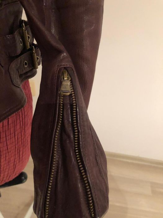 Geaca / Jacheta piele naturala RALPH LAUREN 100% originala, captusita