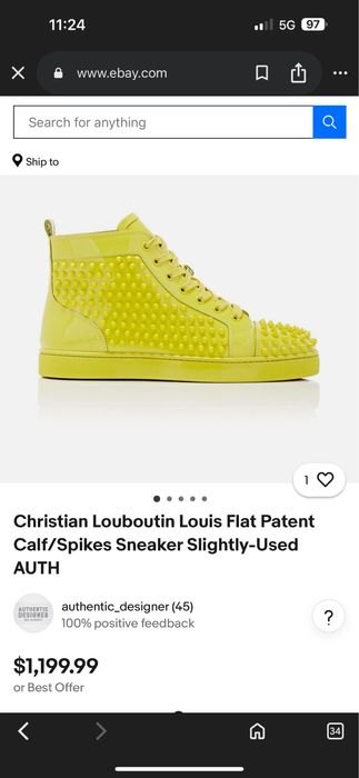 Сникърси Christian LOUBOUTIN .Номер 38