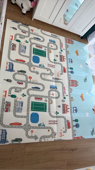 Covor de spuma cu 2 fetze 180x200