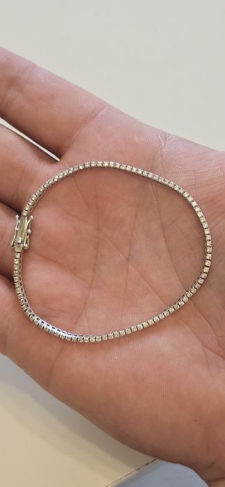 Brățară tenis 18 k diamante 1.70 ct F-H okazie