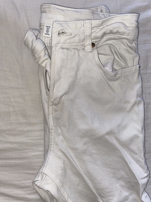 Бели дънки Zara