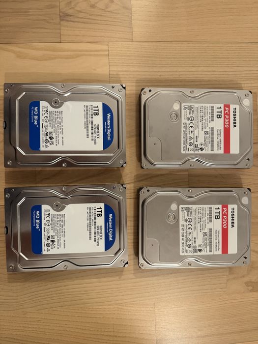 HDD Toshiba Western Digital 1Tb 7200 rpm 6Gb sata3 64MB Buffer Noi