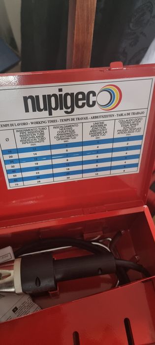 Aparat pentru lipit tevi ppr Nupi