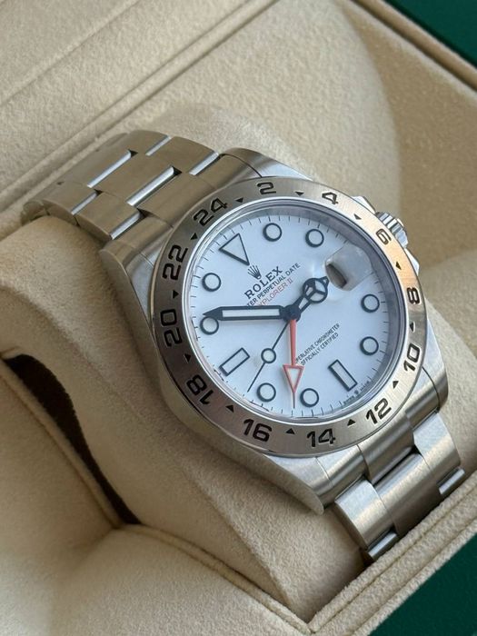 Rolex Explorer II 216570 Polar White Dial, 42 mm
