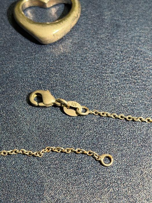 Tiffany & Co sterling silver elsa peretti /сребърно колие 925 сърце