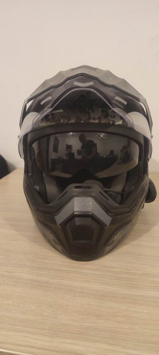 Casca moto flip-up touring/adventure SCORPION ADX-1 + comunicatie Midland BTX1 Pro