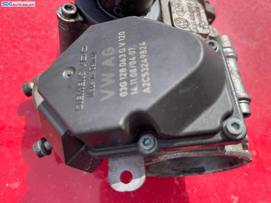 Clapeta Acceleratie Volkswagen Polo 9N 1.4 TDI BMS BWB 2005 - 2010 Cod 03G128063G A2C53249824 [C4315] [Depozit]