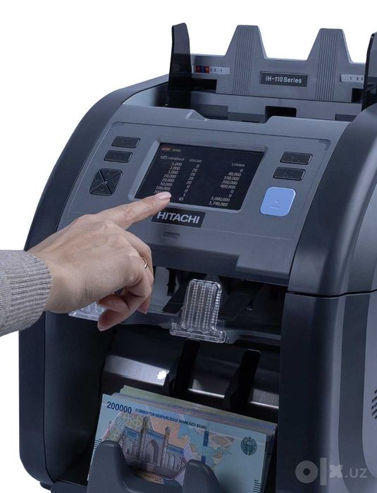 Hitachi 110F Пул санайдигон аппарат, счетчик банкнот
