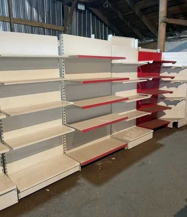 Металлические полки островные стеллажи ветрины торговые для магазина